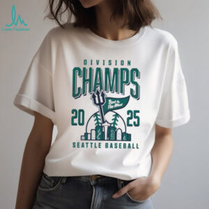 Official Seattle Baseball 2025 Division Champions Best In The West T Shirt
