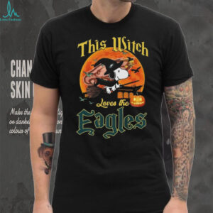 Official Snoopy And Woodstock This Witch Loves The Eagles Shirt