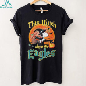 Official Snoopy This Witch Loves The Eagles Shirt
