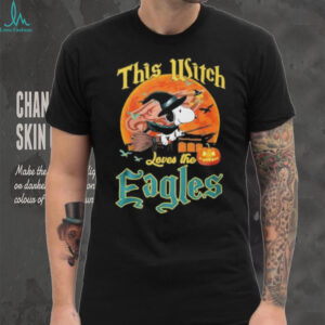 Official Snoopy This Witch Loves The Eagles Shirt