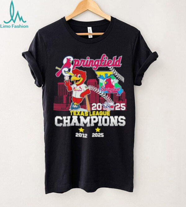 Official Springfield Cardinals Mascot 2025 Texas League Champions Shirt