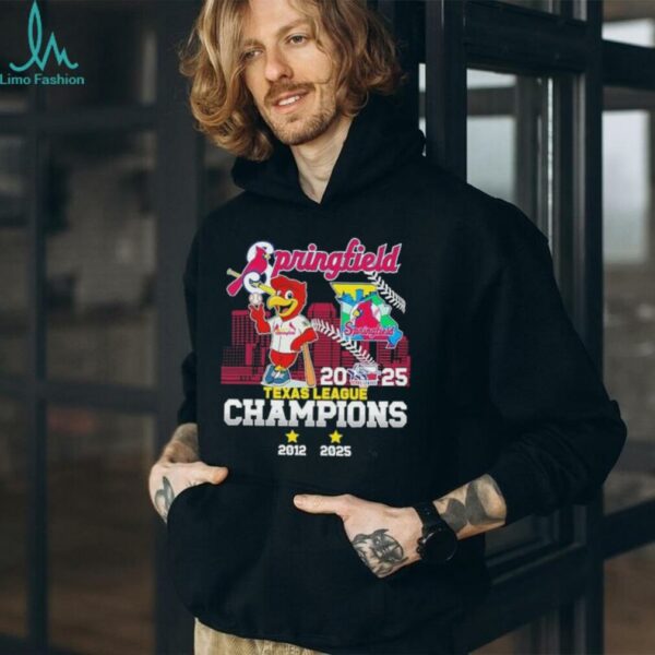 Official Springfield Cardinals Mascot 2025 Texas League Champions Shirt