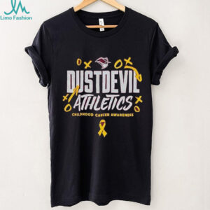 Official TAMIU Dust Devils Athletics Childhood Cancer Awareness Shirt