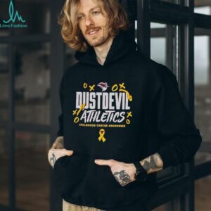 Official TAMIU Dust Devils Athletics Childhood Cancer Awareness Shirt