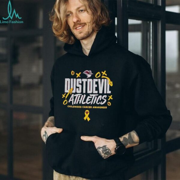 Official TAMIU Dust Devils Athletics Childhood Cancer Awareness Shirt