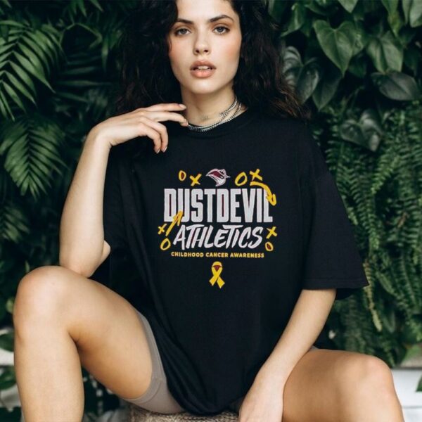 Official TAMIU Dust Devils Athletics Childhood Cancer Awareness Shirt