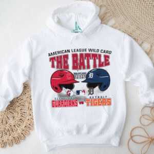 Official The Battle Cleveland Guardians Vs Detroit Tigers 2025 MLB AL Wild Card Matchup T Shirt