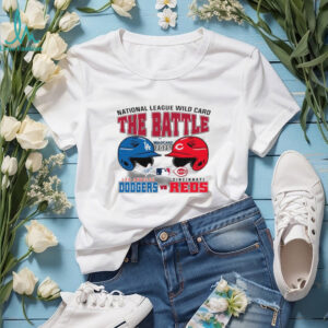 Official The Battle Los Angeles Dodgers Vs Cincinnati Reds 2025 MLB NL Wild Card Matchup T Shirt