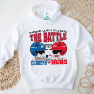 Official The Battle Los Angeles Dodgers Vs Cincinnati Reds 2025 MLB NL Wild Card Matchup T Shirt