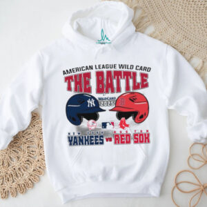 Official The Battle New York Yankees Vs Boston Red Sox 2025 MLB AL Wild Card Matchup T Shirt