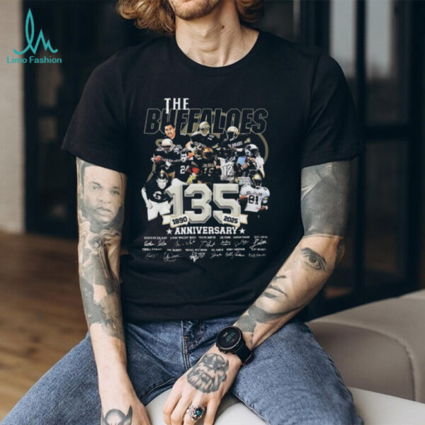 Official The Colorado Buffaloes 135 Anniversary 1890 2025 Signatures Shirt