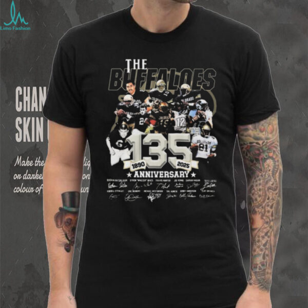 Official The Colorado Buffaloes 135 Anniversary 1890 2025 Signatures Shirt