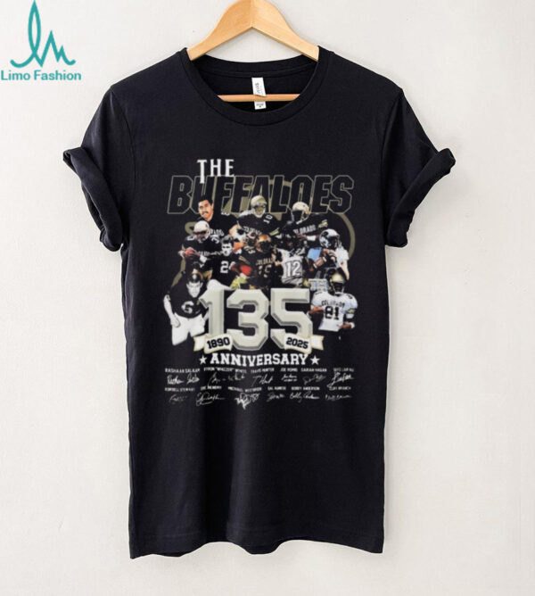 Official The Colorado Buffaloes 135 Anniversary 1890 2025 Signatures Shirt