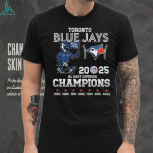 Official Toronto Blue Jays Mascot Baseball AL Central Division Champions Shirt