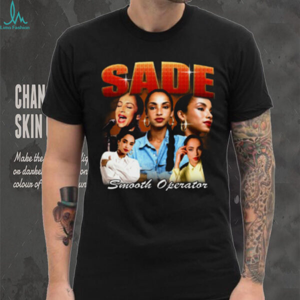 Ofiicial Sade Smooth Operator   Sade Adu Vintage Bootleg T Shirt