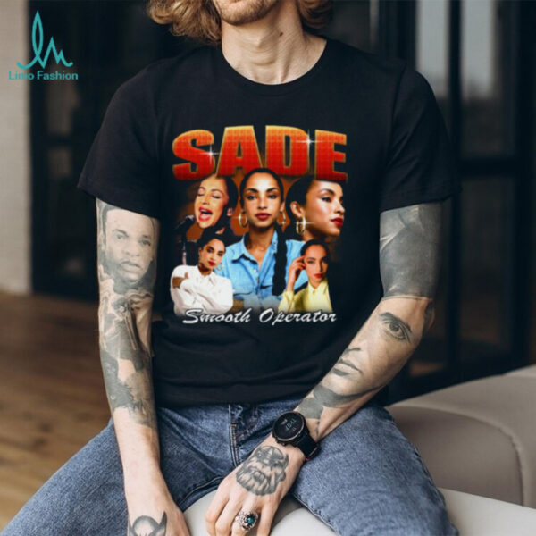 Ofiicial Sade Smooth Operator   Sade Adu Vintage Bootleg T Shirt
