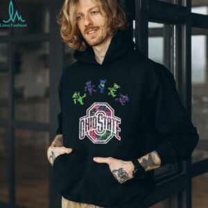 Ohio State Buckeyes x Grateful Dead night 2025 bears logo shirt