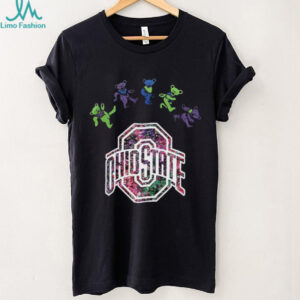 Ohio State Buckeyes x Grateful Dead night 2025 bears logo shirt