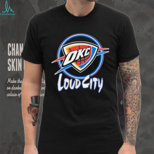 Oklahoma City Thunder loud city logo shirt