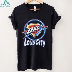 Oklahoma City Thunder loud city logo shirt