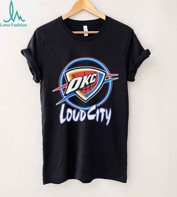 Oklahoma City Thunder loud city logo shirt