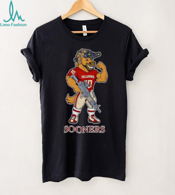 Oklahoma Sooners Horse Oklahoma Football Military shirt