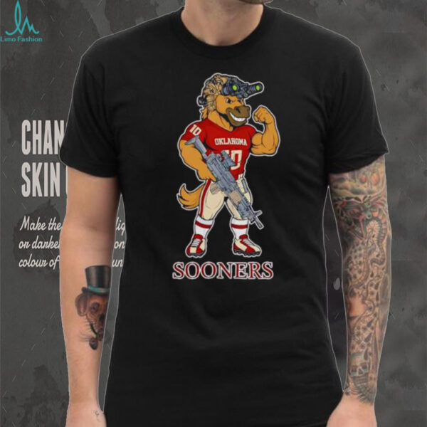 Oklahoma Sooners Horse Oklahoma Football Military shirt
