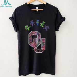 Oklahoma Sooners x Grateful Dead night 2025 bears logo shirt
