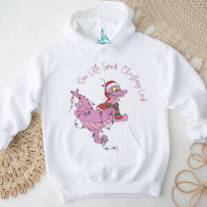 One Little Spark Figment Christmas Disney Epcot Purple Dragon shirt