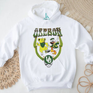 Oregon Ducks mascot with Grateful Dead Football NFL 2025 vintage shirt