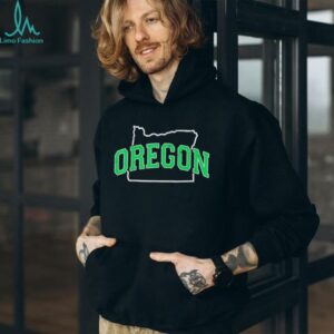 Oregon map green as Oregon Ducks shirt