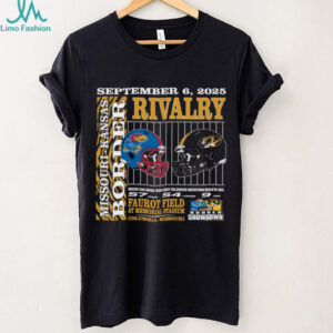 Original Mizzou Tiger Vs Kansas Jayhawks Rivalry TIger Stripe Football Game Day Sep 6 2025 T Shirt