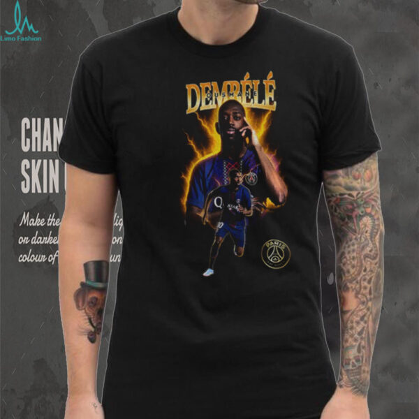 Ousmane Dembélé Paris Saint Germain FC UEFA Champions League graphic shirt