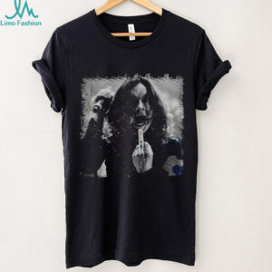 Ozzy Osbourne middle finger Black Sabbath singer RIP 2025 memorial shirt