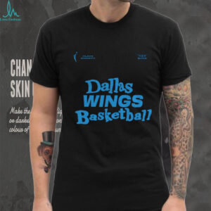 Paige Bueckers wearing Dallas Wings basketball shirt