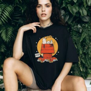 Peanuts Snoopy Halloween Dog House Graphic Tee