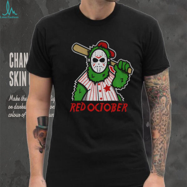 Phanatic X Jason Voorhees Philadelphia Phillies Baseball Halloween shirt