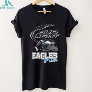 Philadelphia Eagles Bud Light pride helmet shirt