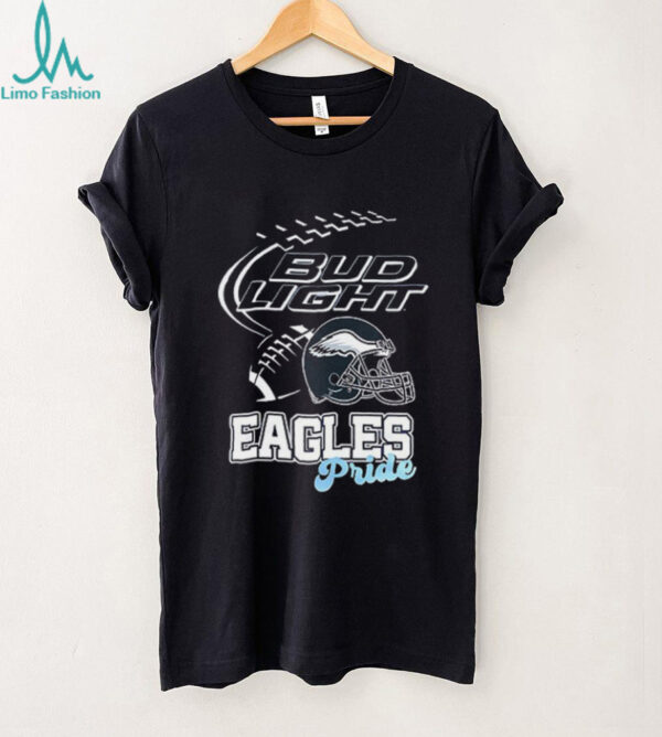 Philadelphia Eagles Bud Light pride helmet shirt