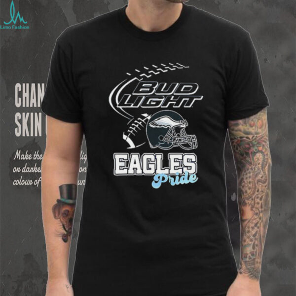 Philadelphia Eagles Bud Light pride helmet shirt