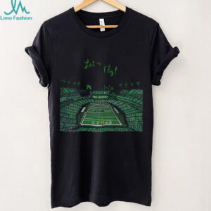 Philadelphia Eagles Football NFL Stadium Let’s Fly Go Birds cartoon shirt
