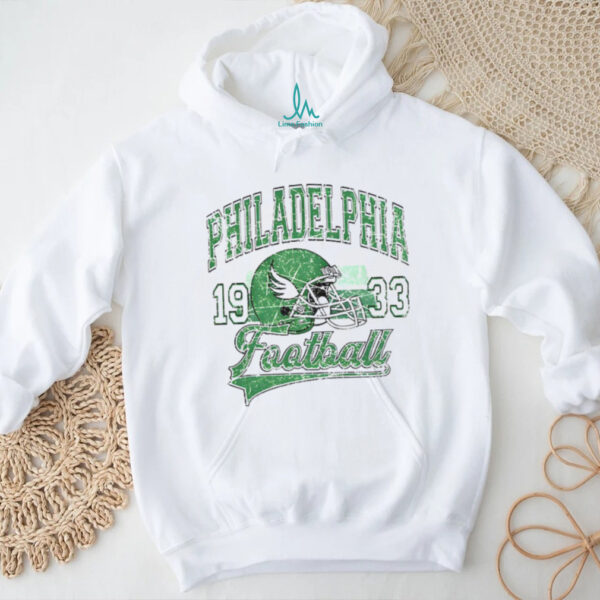 Philadelphia Eagles helmet American football team game day retro shirt