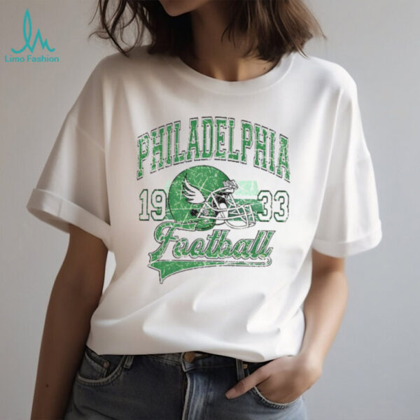 Philadelphia Eagles helmet American football team game day retro shirt