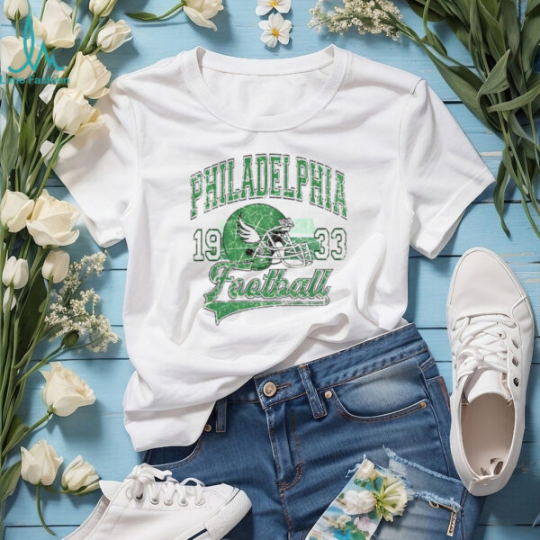 Philadelphia Eagles helmet American football team game day retro shirt