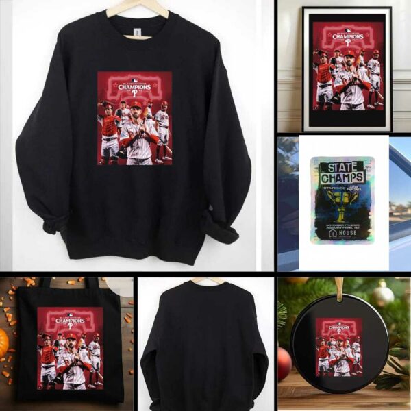 Philadelphia Phillies NL East Division Champions 2025 Poster T shirt