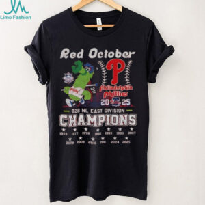 Philadelphia Phillies Red October B2B NL East Division Champions shirt