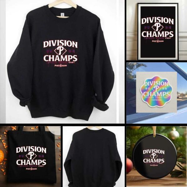 Philadelphia Phillies We Are So Back 2025 NL East Division Champions 2 sided shirt