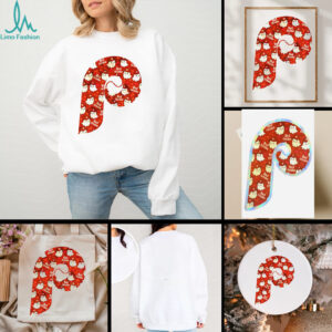 Phillies baseball Red October cute ghosts Happy Halloween shirt