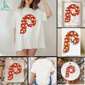 Phillies baseball Red October cute ghosts Happy Halloween shirt