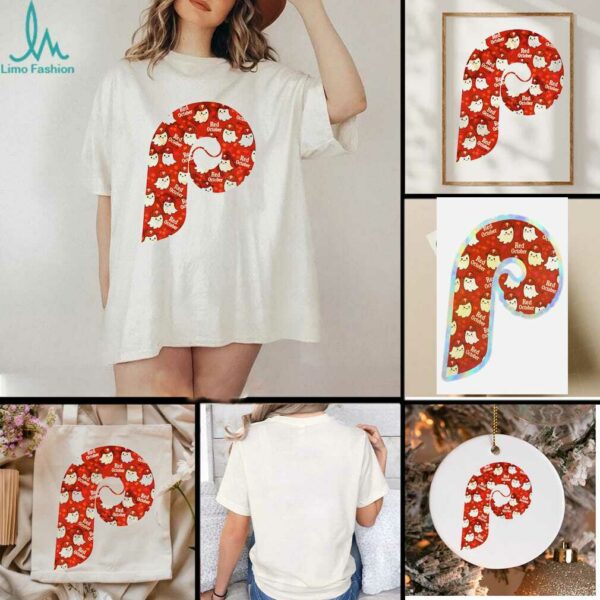Phillies baseball Red October cute ghosts Happy Halloween shirt